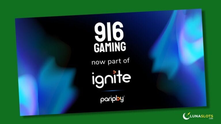 Pariplay Enhances Ignite Lineup Through Partnership with 916 Gaming